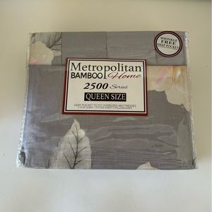 Queen Pink and Gray Ultra Plush Sheet Set 2500 Deep Pocket Pink Floral